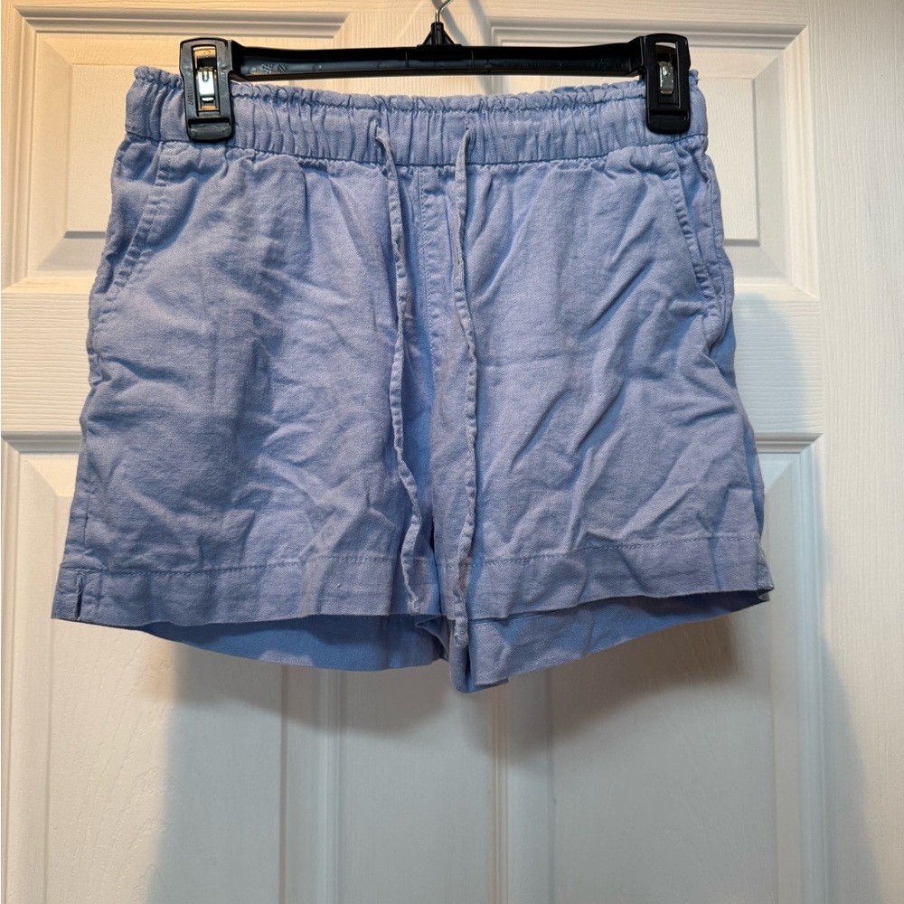 GAP Light Blue Linen women’s Shorts